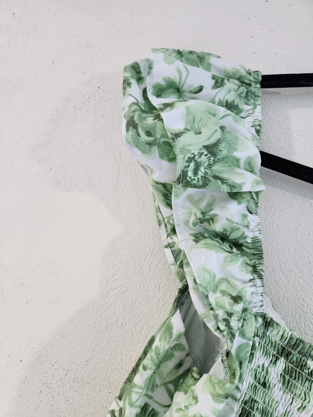 Abercrombie & Fitch Green Floral Tiered Maxi Dress - Picture 8 of 11
